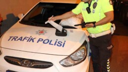 Alkollü sürücüler dronla tespit edildi