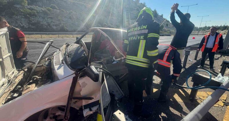 Tarsus’ta trafik kazası 1 yaralı