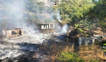 ANAMUR’DA ÇIKAN YANGIN KONTROL ALTINA ALINDI
