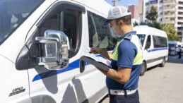 Büyükşehir Zabıta Ekipleri Okul Servislerini Denetliyor