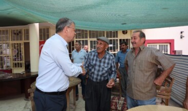 BAŞKAN TURGUT, ÇAMLICA MAHALLESİNİ ZİYARET ETTİ