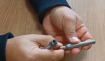 Tarsus’ta şüpheli şahsın üzerinden kalem tabanca çıktı