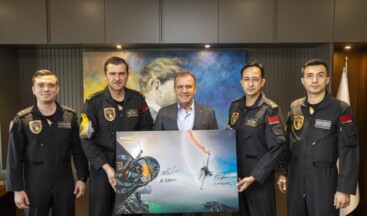 SOLOTÜRK Ekibi’nden Başkan Seçer’e Ziyaret