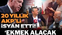20 yıllık AKP’li isyan etti: ‘Ekmek alacak durumda değilim’