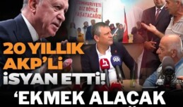 20 yıllık AKP’li isyan etti: ‘Ekmek alacak durumda değilim’