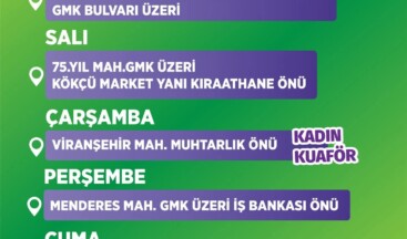 Mezitli Belediyesi Mobil Kuaför Hizmeti Devam Ediyor..!