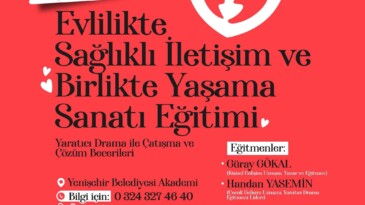 Yenişehir Belediyesi Akademi Eğitim Kayıtları Başladı..!