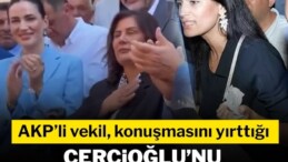 AKP’li vekil konuşmasını yırttığı Çerçioğlu’nu alkışlamaya doyamadı.!