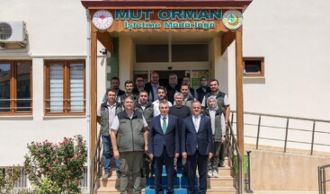 Mersin Valisi Sayın Atilla Toros, Mut Orman İşletme Müdürlüğünü ziyaret etti.
