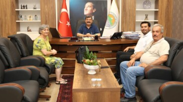 Başkan Yıldız İyi Parti Toroslar İlçe Başkanı Ve Yönetimi Makamında Ağırladı.