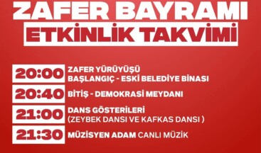 Mezitli Belediyesi 30 Ağustos Etkinliği Duyurusu.!