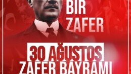 Mezitli Belediye Başkanı Ahmet Serkan Tuncer 30 Ağustos Mesajı;