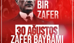 Mezitli Belediye Başkanı Ahmet Serkan Tuncer 30 Ağustos Mesajı;