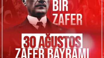 Mezitli Belediye Başkanı Ahmet Serkan Tuncer 30 Ağustos Mesajı;