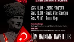 Anamur Belediye Başkanı Durmuş DENİZ 30 Ağustos Mesajı ve Etkinlik Daveti;