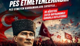 Mersin Büyükşehir Belediye Başkanı Vahap Seçer 30 Ağustos Mesajı;