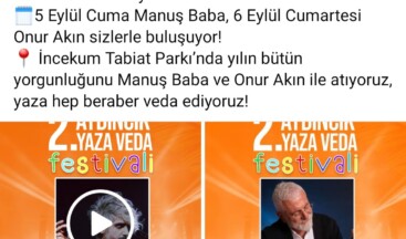 🎉 Aydıncık 2. Yaza Veda Festivali başlıyor! 