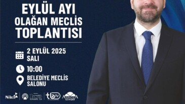 Eylül Ayı Olağan Meclis Toplantısı  🗓️ 02 Eylül Salı 2025 🕐10:00 📍Belediye Meclis Salonu   #TarsusBelediyesi #TarsustaGelecekVar #AliBoltaç