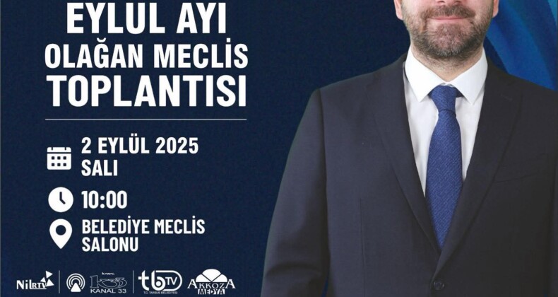 Eylül Ayı Olağan Meclis Toplantısı  🗓️ 02 Eylül Salı 2025 🕐10:00 📍Belediye Meclis Salonu   #TarsusBelediyesi #TarsustaGelecekVar #AliBoltaç