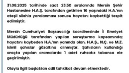 Mersin Valiliğinden Açıklama.!