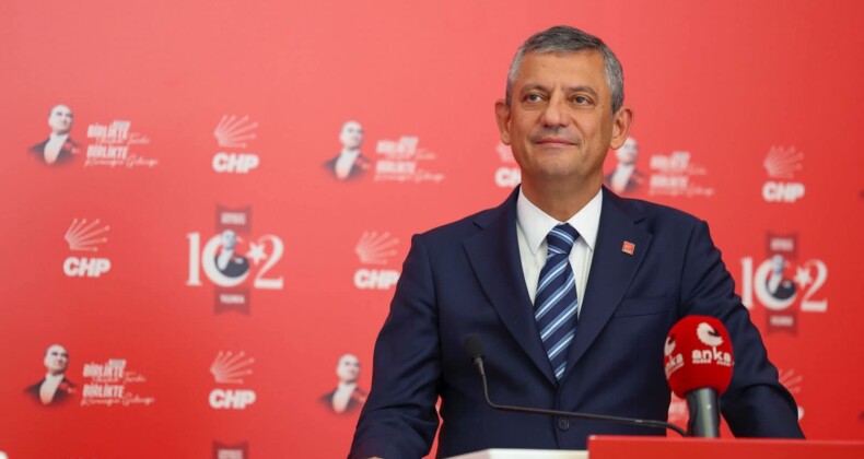 CHP GENEL BAŞKANI ÖZGÜR ÖZEL; Siyaset Artık Tehdit Altındadır ;