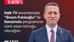 CHP GRUP BAŞKANVEKİLİ @alimahirbasarir HALK TV SİNEM FISTIKOĞLU SUNDUĞU SANSÜRSÜZ PROGRAMINA KONUK OLUYOR.  5 EYLÜL CUMA  SAAT: 20.00