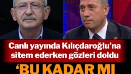 Ali Mahir Başarır’dan Kılıçdaroğlu’na: “Bu kadar mı önemli bu koltuk” CHP Grup Başkanvekili Ali Mahir Başarır Sözcü TV’de İpek Özbey’in sunduğu Nokta Atışı programında CHP eski Genel Başkanı Kemal Kılıçdaroğlu’na tepki gösterdi. Konuşurken gözleri dolan Başarır “CHP’nin kayyumlara teslim olmadığını olmayacağını söylemesini isterdim beklerdim. Bunu Murat Bey, Hikmet Bey yaptı. Altan Bey yaşasa o da yapardı. Burada nefesim düğümleniyor. Ben Kemal Bey’den de beklerdim” dedi