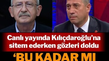 Ali Mahir Başarır’dan Kılıçdaroğlu’na: “Bu kadar mı önemli bu koltuk” CHP Grup Başkanvekili Ali Mahir Başarır Sözcü TV’de İpek Özbey’in sunduğu Nokta Atışı programında CHP eski Genel Başkanı Kemal Kılıçdaroğlu’na tepki gösterdi. Konuşurken gözleri dolan Başarır “CHP’nin kayyumlara teslim olmadığını olmayacağını söylemesini isterdim beklerdim. Bunu Murat Bey, Hikmet Bey yaptı. Altan Bey yaşasa o da yapardı. Burada nefesim düğümleniyor. Ben Kemal Bey’den de beklerdim” dedi