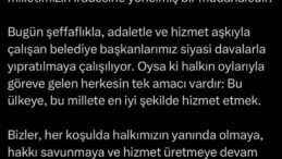 CHP TARSUS BELEDİYE BAŞKANI ALİ BOLTAÇ’TAN BELEDİYELERE YAPİLAN OPERASYONLARA SERT TEPKİ.