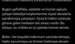 CHP TARSUS BELEDİYE BAŞKANI ALİ BOLTAÇ’TAN BELEDİYELERE YAPİLAN OPERASYONLARA SERT TEPKİ.