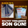 Ehliyet yenileme için son gün! Bugün 15 TL yarın 7 bin 438 lira