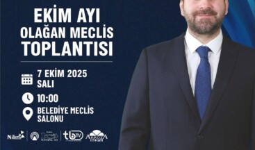 Tarsus Belediyesi Ekim Ayı Olağan Meclis Toplantısı