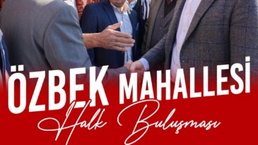 Tarsus’un geleceğini birlikte konuşuyoruz🤝  Özbek Mahallesi Halk Buluşması  🗓️ 24 Ekim 2025 Cuma ⏰ 11.00 📍 Özbek Mahallesi (Köy Kahvesi)  Tüm halkımız davetlidir.  #AliBoltaç #TarsusBelediyesi #TarsustaGelecekVar #HalkBuluşması
