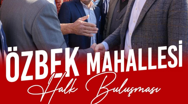 Tarsus’un geleceğini birlikte konuşuyoruz🤝  Özbek Mahallesi Halk Buluşması  🗓️ 24 Ekim 2025 Cuma ⏰ 11.00 📍 Özbek Mahallesi (Köy Kahvesi)  Tüm halkımız davetlidir.  #AliBoltaç #TarsusBelediyesi #TarsustaGelecekVar #HalkBuluşması