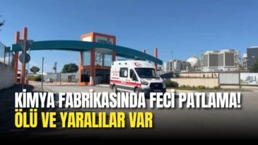 Son Dakika… Kocaeli’nde kimya fabrikasında patlama: Can kayıpları var! Kocaeli’nin Dilovası ilçesinde bulunan OSB içerisinde bir fabrikada meydana gelen patlamada ilk belirlemelere göre 2 işçi hayatını kaybetti. Bölgeye çok sayıda ekip sevk edildi.