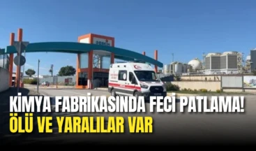 Son Dakika… Kocaeli’nde kimya fabrikasında patlama: Can kayıpları var! Kocaeli’nin Dilovası ilçesinde bulunan OSB içerisinde bir fabrikada meydana gelen patlamada ilk belirlemelere göre 2 işçi hayatını kaybetti. Bölgeye çok sayıda ekip sevk edildi.