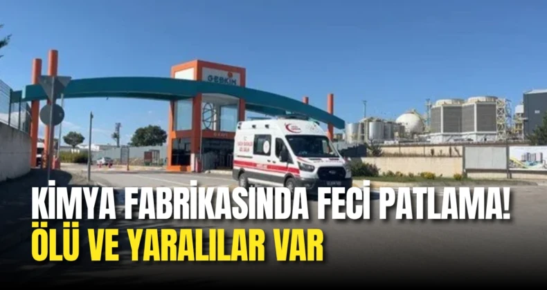 Son Dakika… Kocaeli’nde kimya fabrikasında patlama: Can kayıpları var! Kocaeli’nin Dilovası ilçesinde bulunan OSB içerisinde bir fabrikada meydana gelen patlamada ilk belirlemelere göre 2 işçi hayatını kaybetti. Bölgeye çok sayıda ekip sevk edildi.