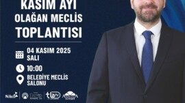 Kasım Ayı Olağan Meclis Toplantısı  📅 04 Kasım 2025 Salı ⏰ 10:00 📍 Belediye Meclis Salonu  #AliBoltaç #TarsusBelediyesi #TarsustaGelecekVar