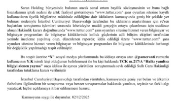 Tuttur hakkında “kullanıcı bilgileri değiştiriliyor” iddiasını atan Y.K hakkında tutuklama kararı verildi.