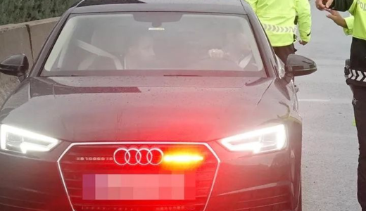 Yetkisiz çakar kullanan sürücülere 276 bin TL para cezası kesilecek.