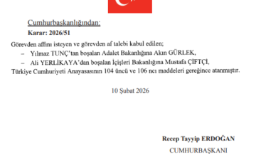 Son Dakika Bakanlar Uçtu..!