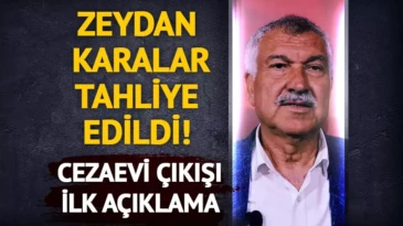 SON DAKİKA:  Adana Büyükşehir Belediye Başkanı Zeydan Karalar ve beraberinde 9 kişi daha tahliye edildi