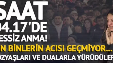 6 Şubat depremlerinin üzerinden tam 3 yıl geçerken; 107 bin 213 kişinin yaralandığı Asrın Felaketi’nde yaşamını yitiren 53 bin 537 kişi, 11 ilde saat 04.17’de düzenlenen sessiz yürüyüşlerle anıldı