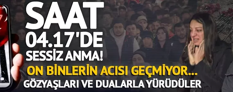 6 Şubat depremlerinin üzerinden tam 3 yıl geçerken; 107 bin 213 kişinin yaralandığı Asrın Felaketi’nde yaşamını yitiren 53 bin 537 kişi, 11 ilde saat 04.17’de düzenlenen sessiz yürüyüşlerle anıldı