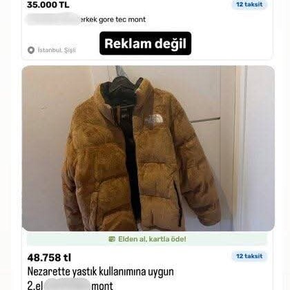 ‘Toşko’ olarak tanınan sosyal medya fenomeni Mazlum Aktürk, gözaltına alındığı gün üstünde olan montu “Nezarethanede yastık kullanımına uygun” açıklamasıyla 48 bin 758 TL’ye satışa çıkardı.