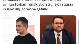 Mehmet Akif Ersoy’un tutuklandığı uyuşturucu soruşturmasında adı geçtiği gerekçesiyle DMM’deki görevinden ayrılan Furkan Torlak, Akın Gürlek’in basın müşavirliği görevine getirildi.