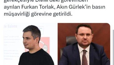 Mehmet Akif Ersoy’un tutuklandığı uyuşturucu soruşturmasında adı geçtiği gerekçesiyle DMM’deki görevinden ayrılan Furkan Torlak, Akın Gürlek’in basın müşavirliği görevine getirildi.