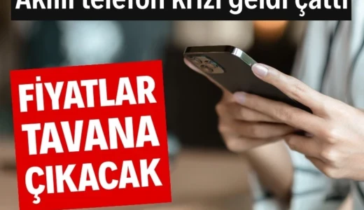 Akıllı telefon pazarında kriz geliyor, fiyatlar zirve yapacak Küresel akıllı telefon pazarının, bu yıl bellek tedarik krizi dolayısıyla yaklaşık yüzde 13 daralacağı öngörülüyor.