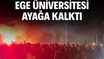 Ege Üniversitesi ayakta İzmir’de Ege Üniversitesi KYK Erkek Öğrenci Yurdu’nda kalan öğrenciler, sıcak su kesintileri, yemeklerin sağlıksız ve fiziki koşulların yetersiz olduğu gerekçesiyle yurt önünde eylem yaptı. Öğrenciler “Ocak ayında 50’den fazla arkadaşımız zehirlendi” diyerek yönetimi göreve çağırdı.