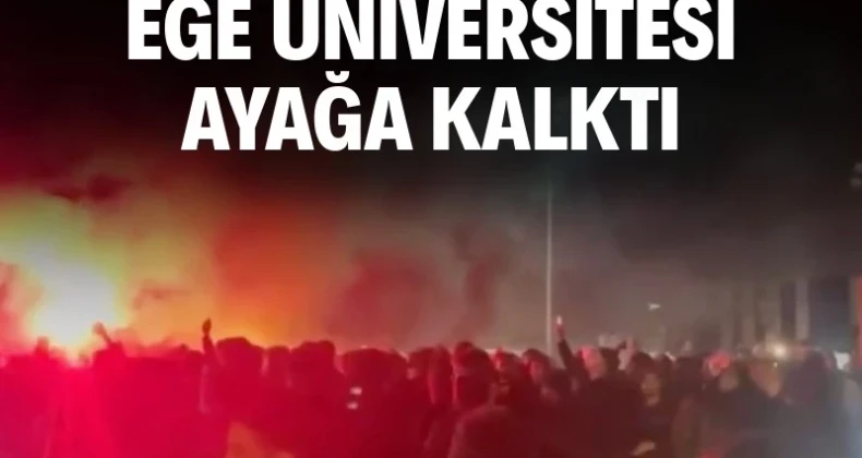 Ege Üniversitesi ayakta İzmir’de Ege Üniversitesi KYK Erkek Öğrenci Yurdu’nda kalan öğrenciler, sıcak su kesintileri, yemeklerin sağlıksız ve fiziki koşulların yetersiz olduğu gerekçesiyle yurt önünde eylem yaptı. Öğrenciler “Ocak ayında 50’den fazla arkadaşımız zehirlendi” diyerek yönetimi göreve çağırdı.